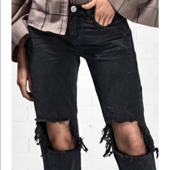 ONETEASPOON Awesome Baggies Low Waist Medium Rise Relaxed Leg Tapered 24 - Picture 3 of 12